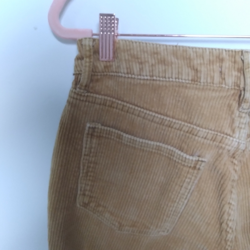 PacSun Mustard Yellow Corduroy Mom Jean High Waist Pants Size 26 - Picture 4 of 10